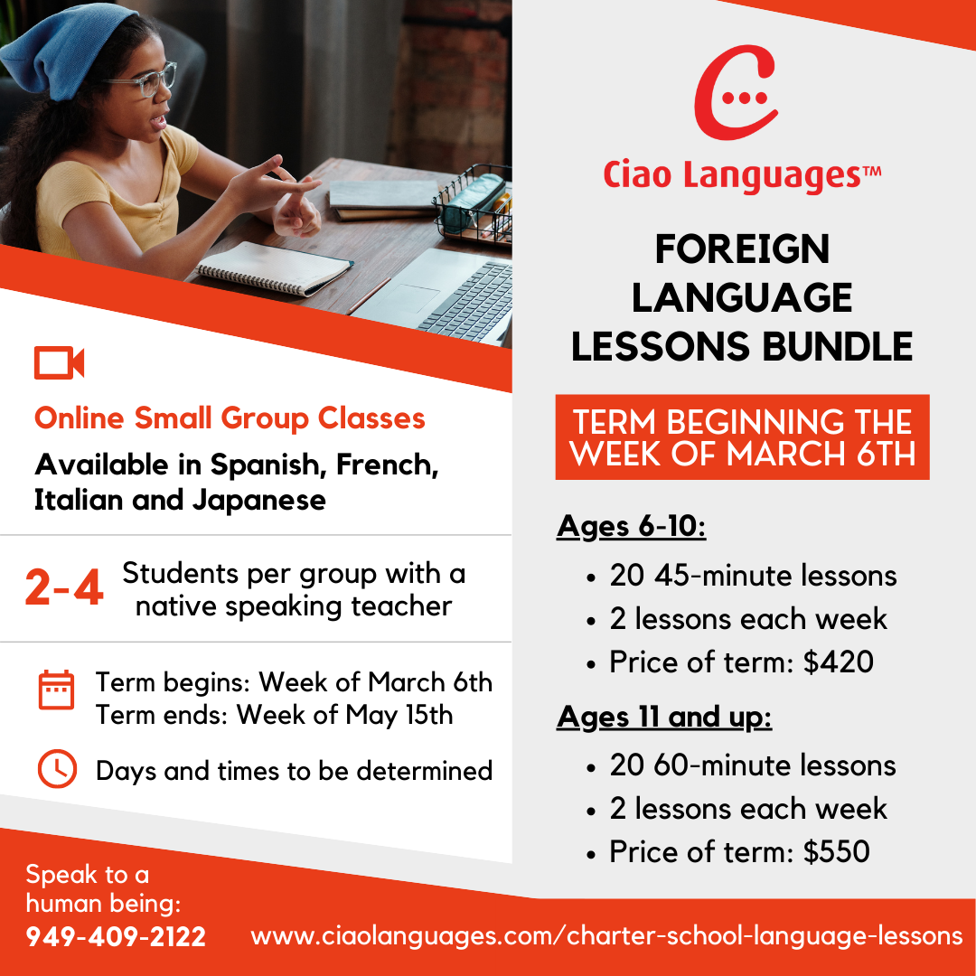 Charter School Language Lessons Ciao Languages